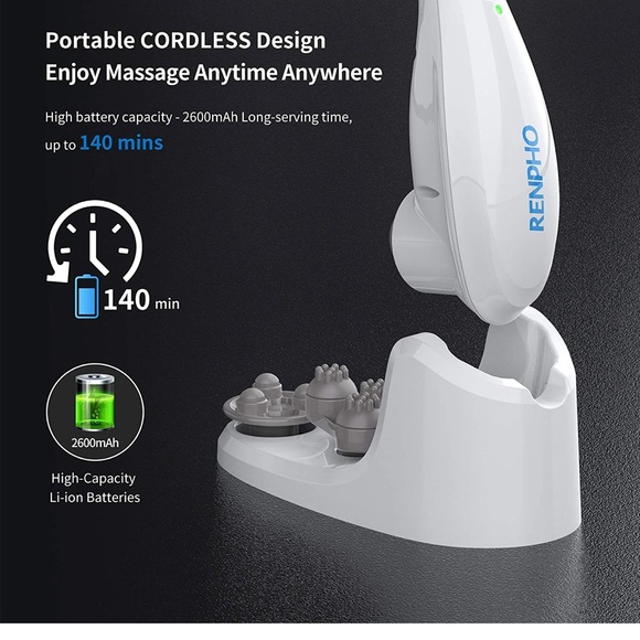 RENPHO Rechargeable Hand Held Deep Tissue Massager - Picture 3 of 5